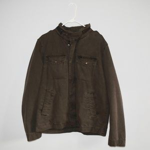 Levis Strauss Men's Army Green Utility Jacket.